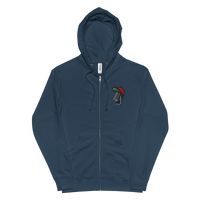VFTV Mic Embroidered Unisex fleece zip up hoodie